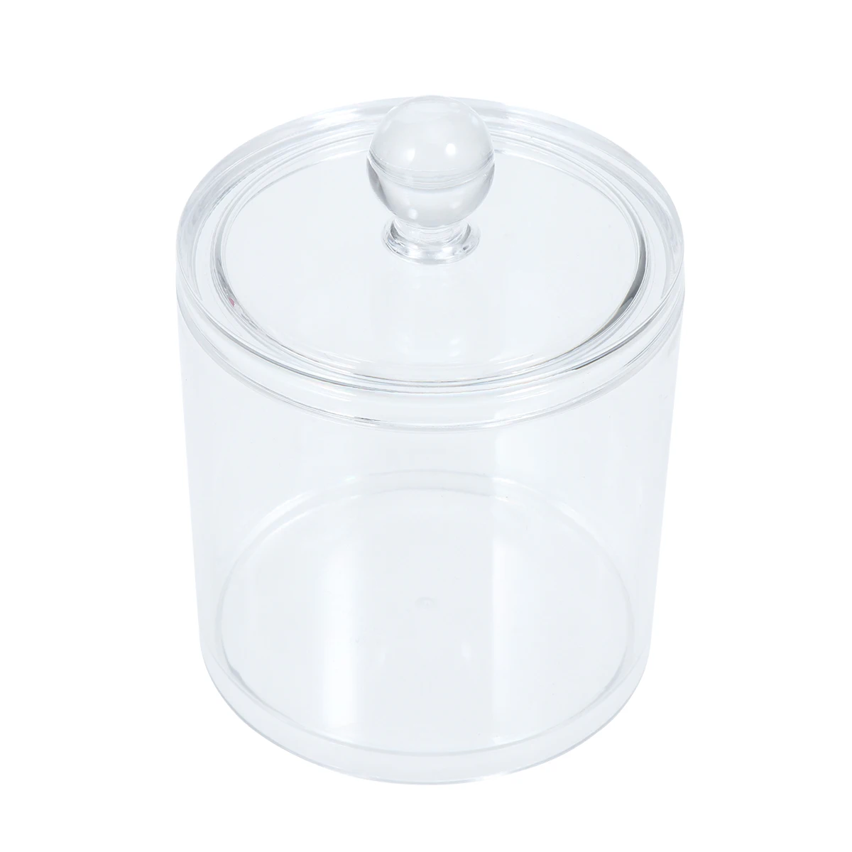 

Smooth Plastic Storage Box Transparent Container Lid Home Bedroom Organizer Swabs Toothpicks Candies Household