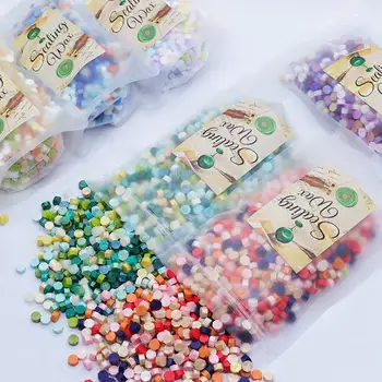 왁스 도장 스탬프 세트, 옻칠 도장 왁스 키트, DIY 공예 용품, 스크랩북 크리스마스 결혼식 초대장 장식, 100 개