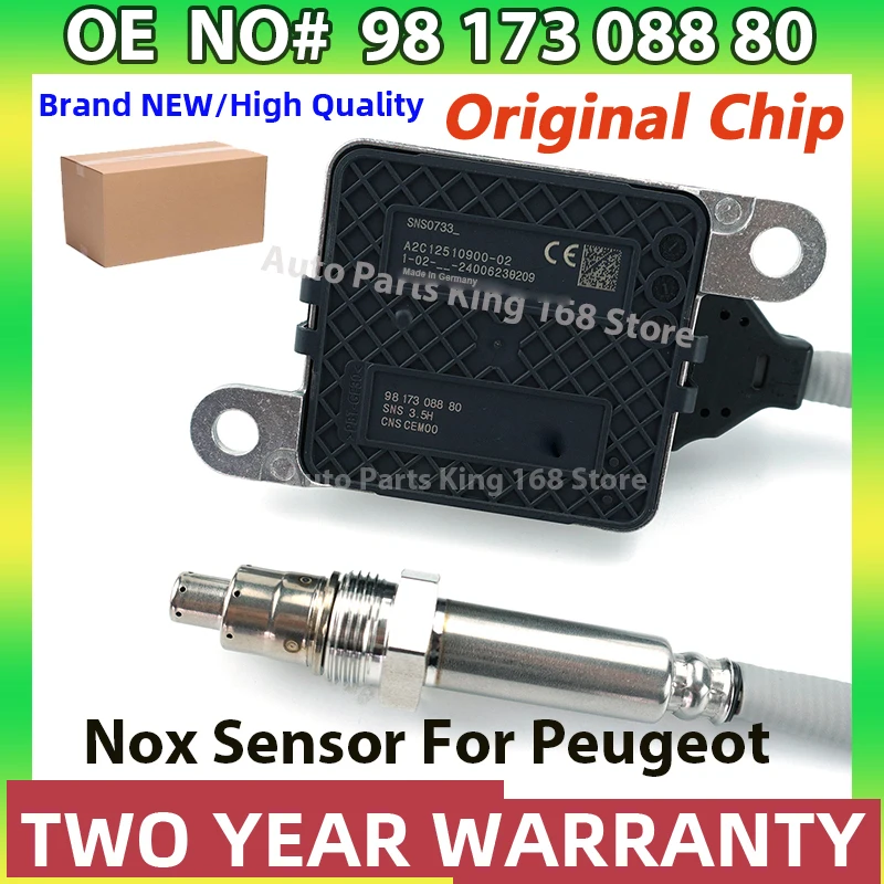 

9817308880 Original NEW Nitrogen Oxide NOx Sensor 98 173 088 80 98 173 088 80 For CITROEN C4 OPEL PEUGEOT 3008 VAUXHALL 2009-202