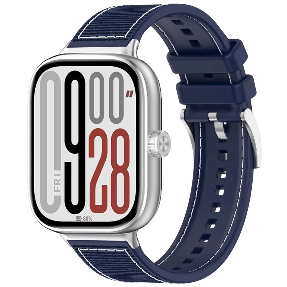 Silicone Braided Nylon Strap for Redmi Watch 5 4 Sports Replacement Bracelet Wristband for Xiaomi Mi Band 8/9 Pro Accessories