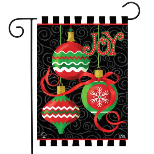 Briarwood Lane - Joy Ornaments Garden Flag - GFBL-G01926