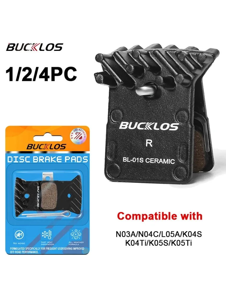 AliExpress BUCKLOS Ceramic Bike Brake Pad MTB Brake Pad for Shimano L05A K04S K05S Heat Dissipation Mountian Road Bike Hydraulic Brake Pads
