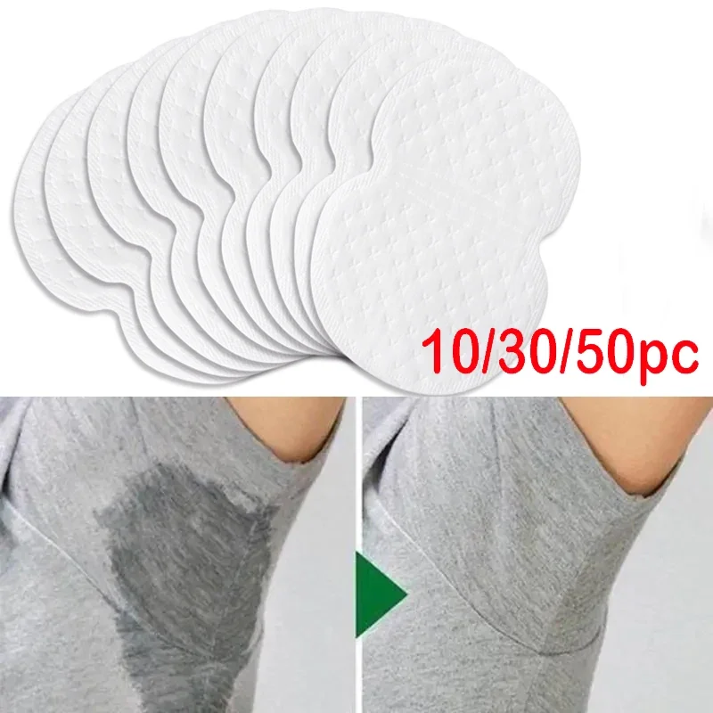 10/30/50pcs Underarm Pads Dress Clothing Armpit Care Sweat Scent Perspiration Pad Shield Absorbing Deodorant Pads for Women Men