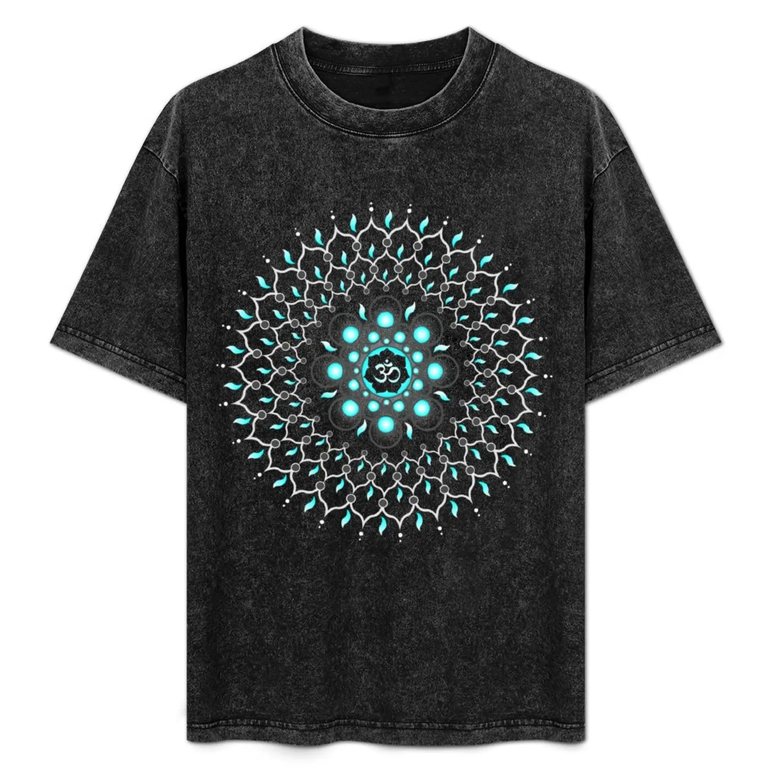 

Om mandala T-Shirt Casual Lightweight Short Sleeve Top