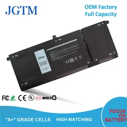 15V 53Wh H5CKD Laptop Battery Compatible for Dell Inspiron 5400 5406 7405 7300 7306 7500 7506 2-in-1 Silver 5300 5301 5401 5402