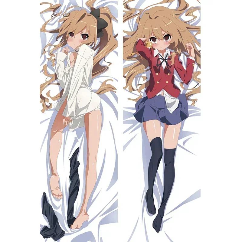 Anime Dakimakura Toradora! TIGER×DRAGON Aisaka Taiga Pillow Case Hugging Body Waifu Gift Bedding Decor Pillowcase