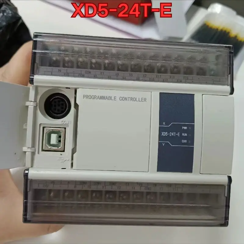 

Second-hand PLC module XD5-24T-E function test is normal