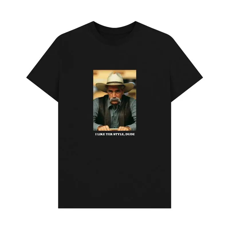 PREMIUM OFFICIAL The Big Lebowski Stranger  T shirt Black