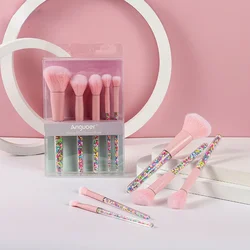 Candy Makeup Brush Sets Makeup Tools Loose Powder Brush Nose Shadow Brush Eye Shadow Lip Full Set of Makeup