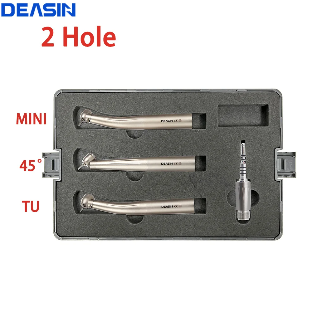 3 Handstücke + 1 Koppler-Set, Dental-Hochgeschwindigkeits-Handstück mit Glasfaser, 45-Grad-Mini-Drehmomentkopf, Keramiklager für KaVo-Koppler – Detail 6