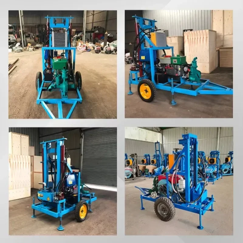 

Portable 150m 200m Deep Water Well Drilling Machine Hydraulic Mine Water Well Drilling Rig Diesel Water Well Drilling Rig Chile