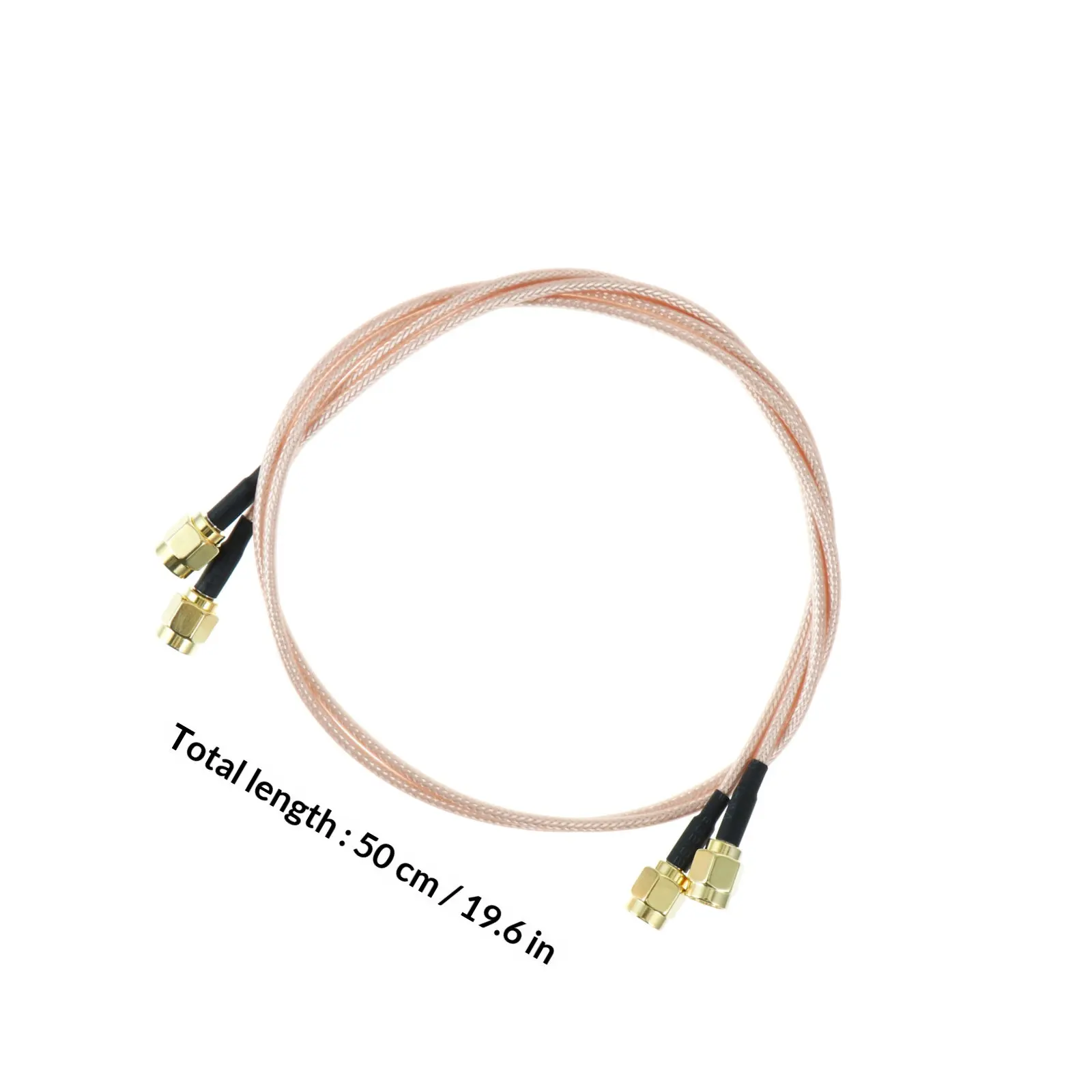 2Pcs Sma Male to Sma Male Rg316 Cable High Temperature Resistant Coaxial Antenna Extender Jumper Wire Adapter Cord for Wi-Fi