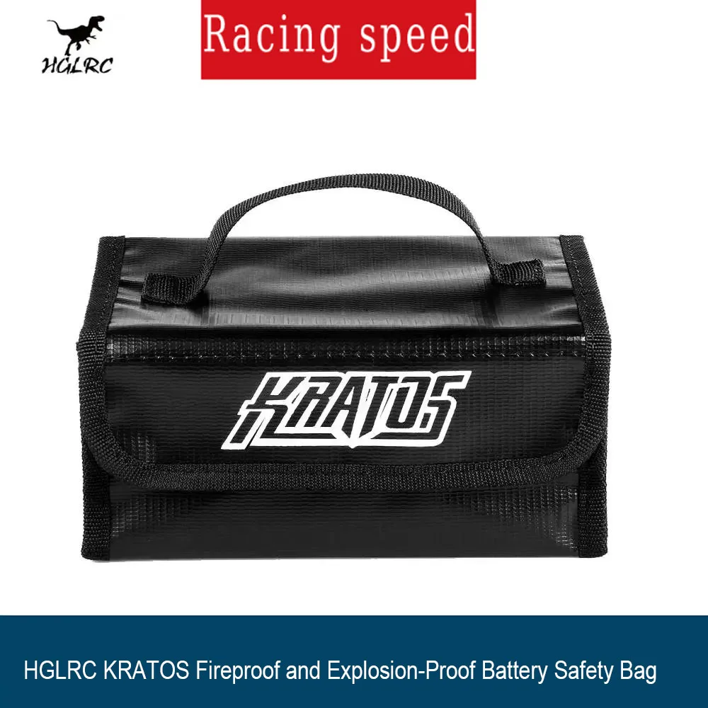 HGLRC KRATOS Brandwerende en explosieveilige batterij Veiligheidstas Lipo oplaadbare draagtas voor FPV Crossing Machine TATTU Gens-batterij