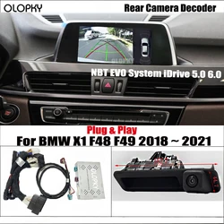 For BMW X1 X3 X4 X5 F48 F25 F15 F85 2018 ~ 2021 NBT EVO System OEM Screen Update Front Rear View Reverse Camera