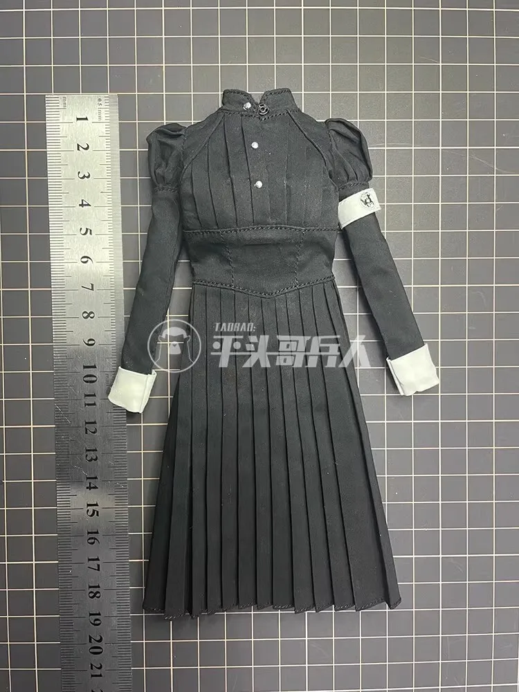 I8Toys 1/6 Female Soldier RUS Maid Apron Dress Model Toy Accessories For 12'' Action Figure Body In Stock