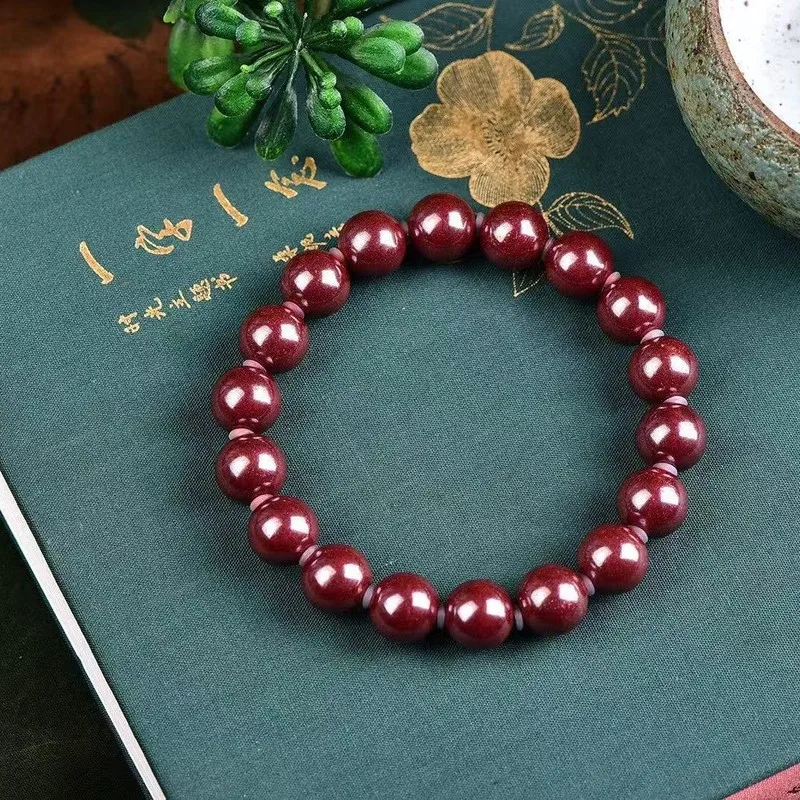 Natural, Restored Using Ancient Methods, Single-Strand Bracelet