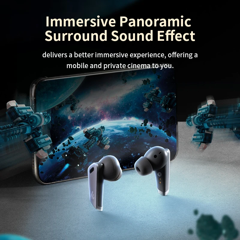 Edifier-auriculares inalámbricos TWSNB2 Pro, dispositivo con cancelación activa de ruido, TWS, micrófono Dual, ENC, modo de sonido envolvente panorámico, 32 horas de reproducción