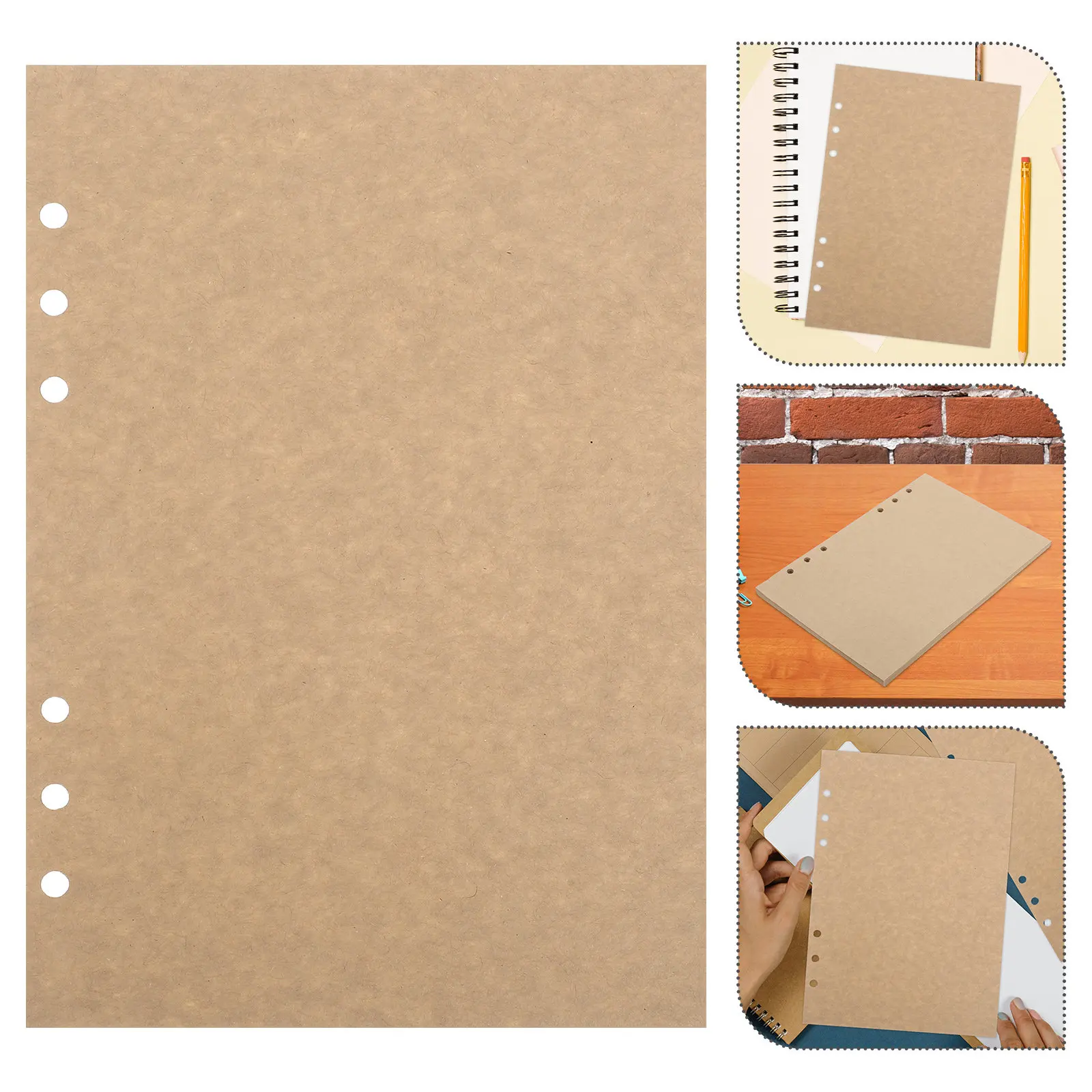 

45 листов сменной бумаги формата А5 для планера, пустые вкладыши для ежедневника, бумага для записей и заметок