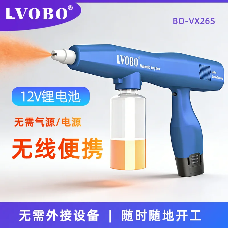 Flocking Small Spraying Machine Electrostatic Plastic Spray Gun Multifunctional Plastic Sprayer Patch Sampling Color Change Gun