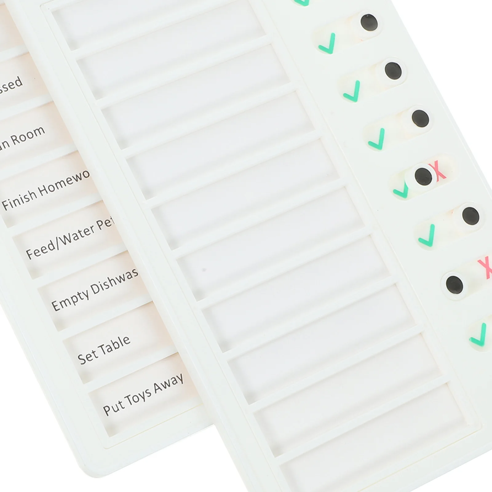 30pcs Bedtime Routine Chart Replaceable Paper Blank Chore Chart Paper Office Home Behavior Tracker Daily Schedule
