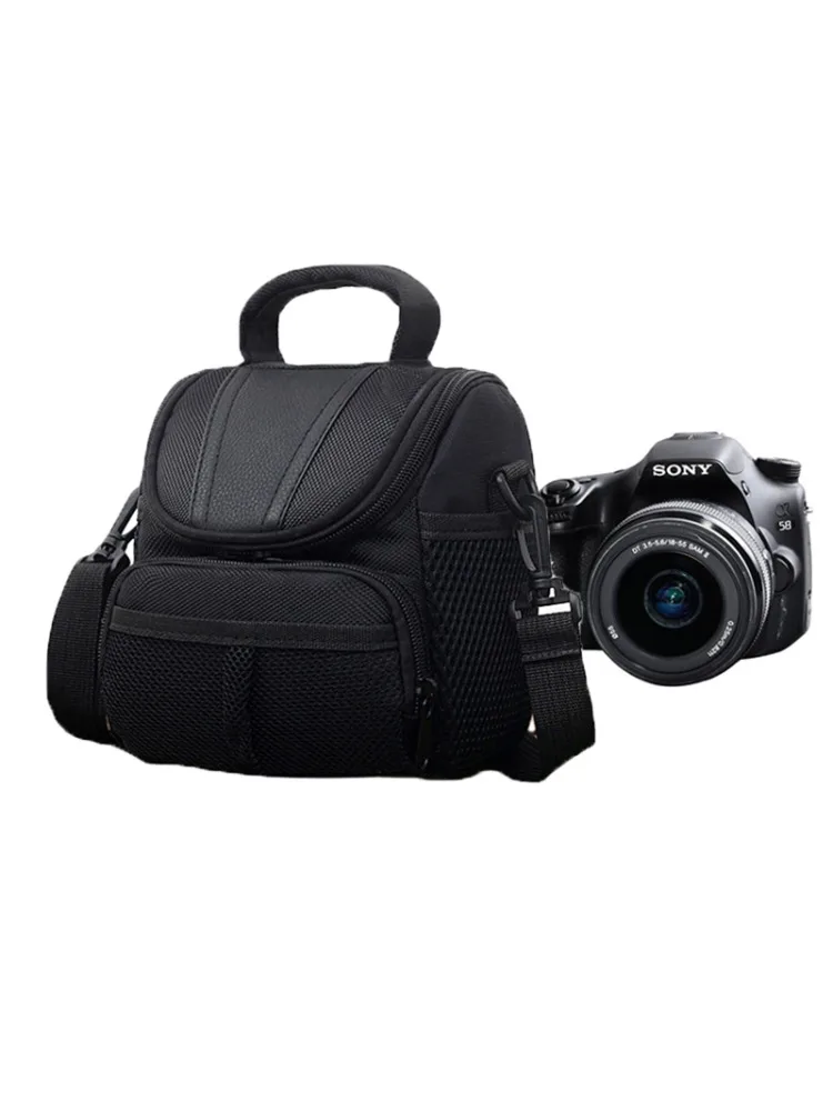 Torba na aparat Canon EOS R100 R50 R10 R8 R7 R6 Torba podróżna na aparat DSLR Torba na ramię do aparatu Nikon Sony ZV DSC-RX Series — zdjęcie produktu 7
