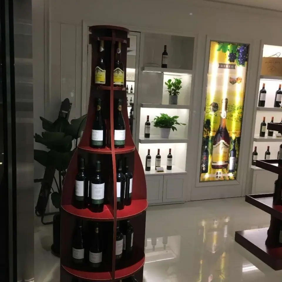 Wine Cabinet Showcase Display Cabinet Boutique Cabinet Shelf Sugar and Wie Exhibition