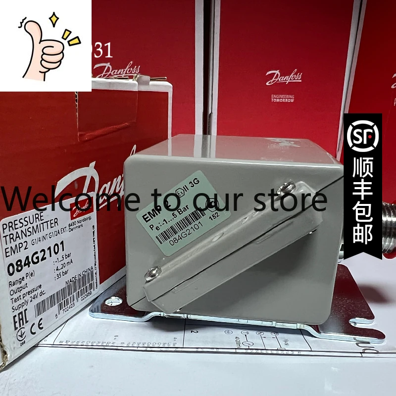 Danfoss Pressure Transmitter Emp 2-8711-F6CD24-2 084G2101 Danfoss -1~ 5BAR-image