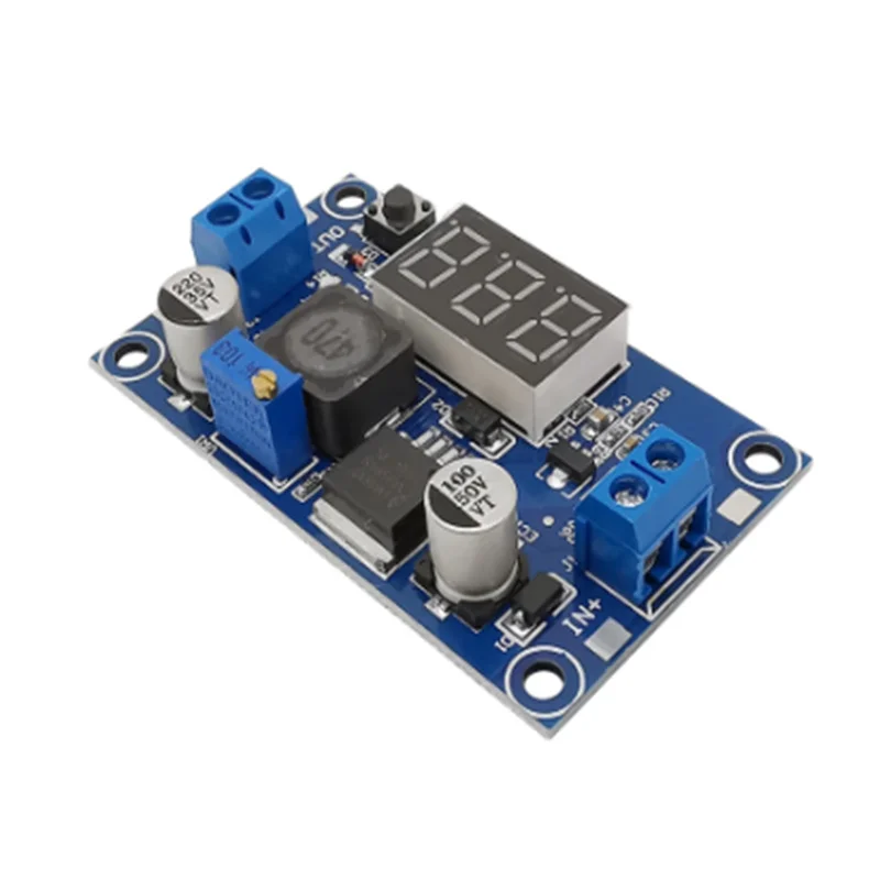 

LM2596 3A DC to DC Adjustable Step-down Power Supply Module 4.0~40V Buck Voltage Regulator with Digital Display Screen