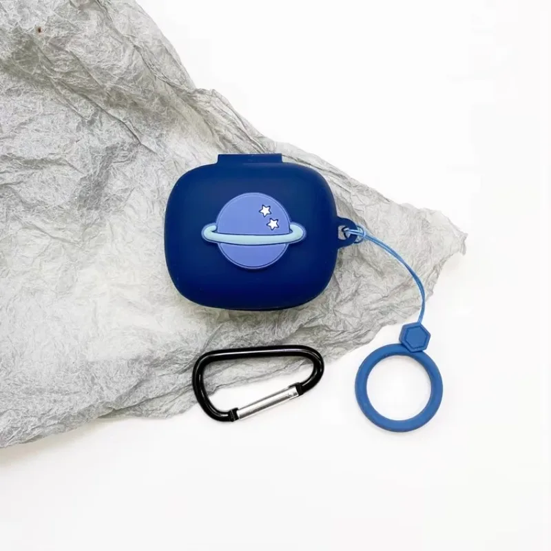 Мультяшный чехол для JLab JBuds Mini, силиконовое кольцо, защита от падения, чехол для наушников, мягкая коробка для наушников