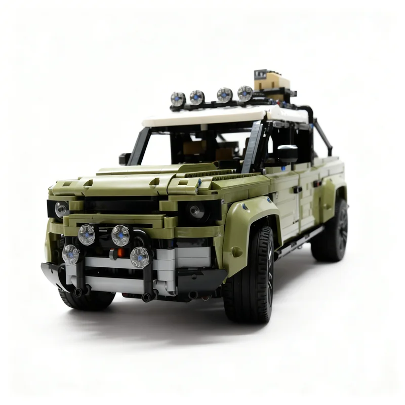 3243pcs MOC Defender Pickup Technical Model Building Blocks Toy Assemble Education Collection 3D Creative Idea Birthday Display