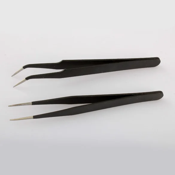 2 Black Acrylic Gel Nail Art Rhinestones Paillette Nipper Picking Tool