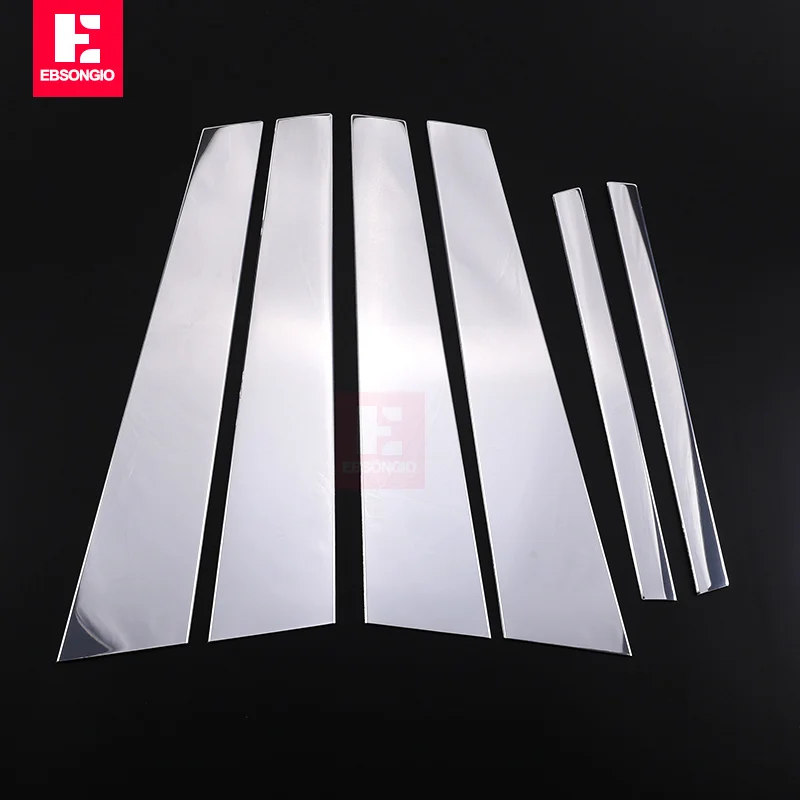 For BMW 7 Series F01 F02 G11 G12 2009-2021 Car Window Center Pillar Sticker Film Trim Exterior Decoration B-Pillar Column Strip