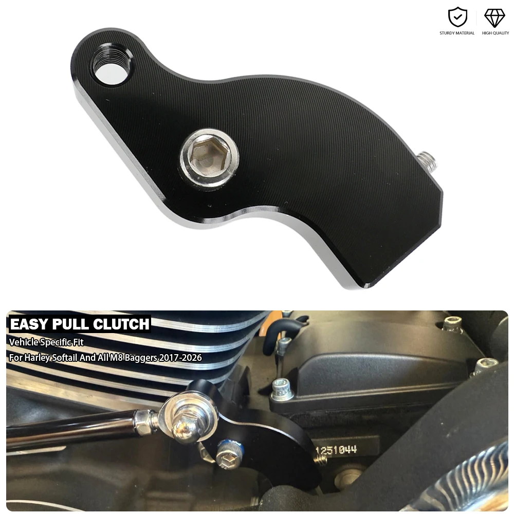Power-Clutch Easy Pull Clutch Fits For Harley Electra Glide CVO/SE Road King Street Bob Softail Breakout Low Rider S/ST All M8