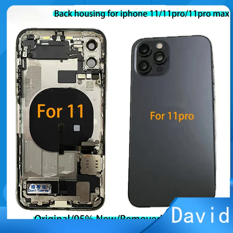 

Original back cover for iPhone 11/11pro Max housing , full assembly replacement with SIM tray/scews