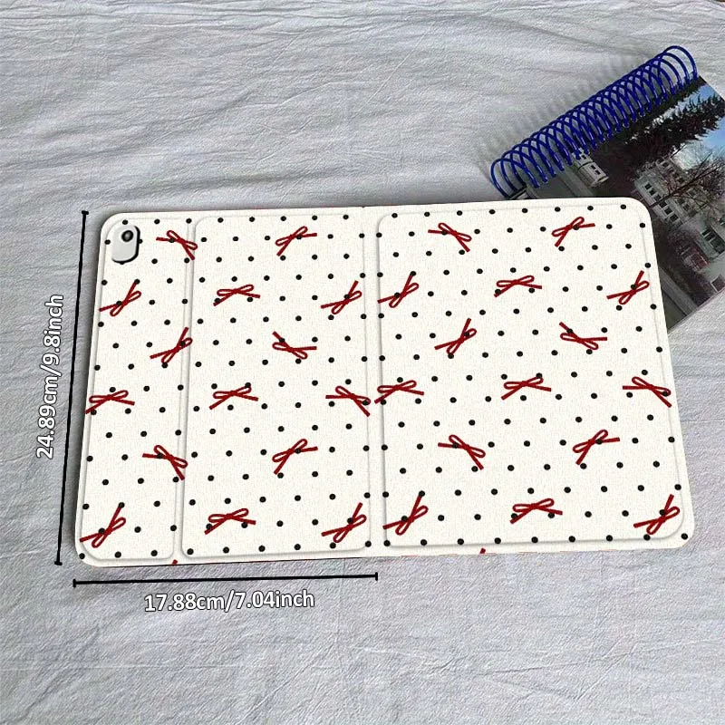 Kleines Schleifenmuster für iPad Mini Air 1 2 3 4 5 6 7 6. 7th 9 11 13 M3 M2 Gen 7.9 8.3 10.9 Zoll 2025 Tablet-Hülle