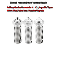 Volcano l Bimetal Hardened Steel Nozzle for Artillery Genius Sidewinder X1 X2  Vyper, Kobra Plus, Kobra Max 3D Printer