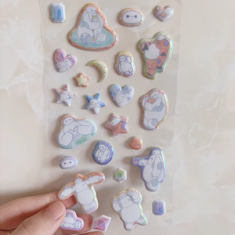 Neue Disney Stich Blase Aufkleber Cartoon Zootopia 3D Dimensionale Aufkleber Telefon Fall Ccd Dekoration Nette Student Belohnung Aufkleber