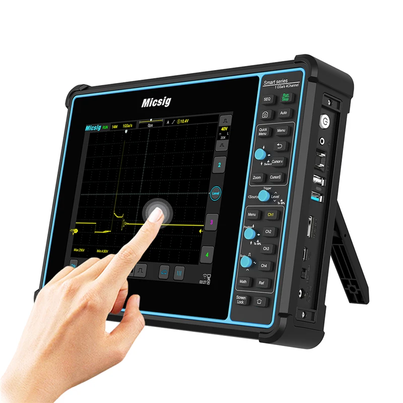 

Micsig Automotive Tablet Oscilloscope 8" TFT LCD SATO1004 Handheld Lgnition Diagnostic Analysis 1GSa/s 100Mhz 4CH Touch Screen