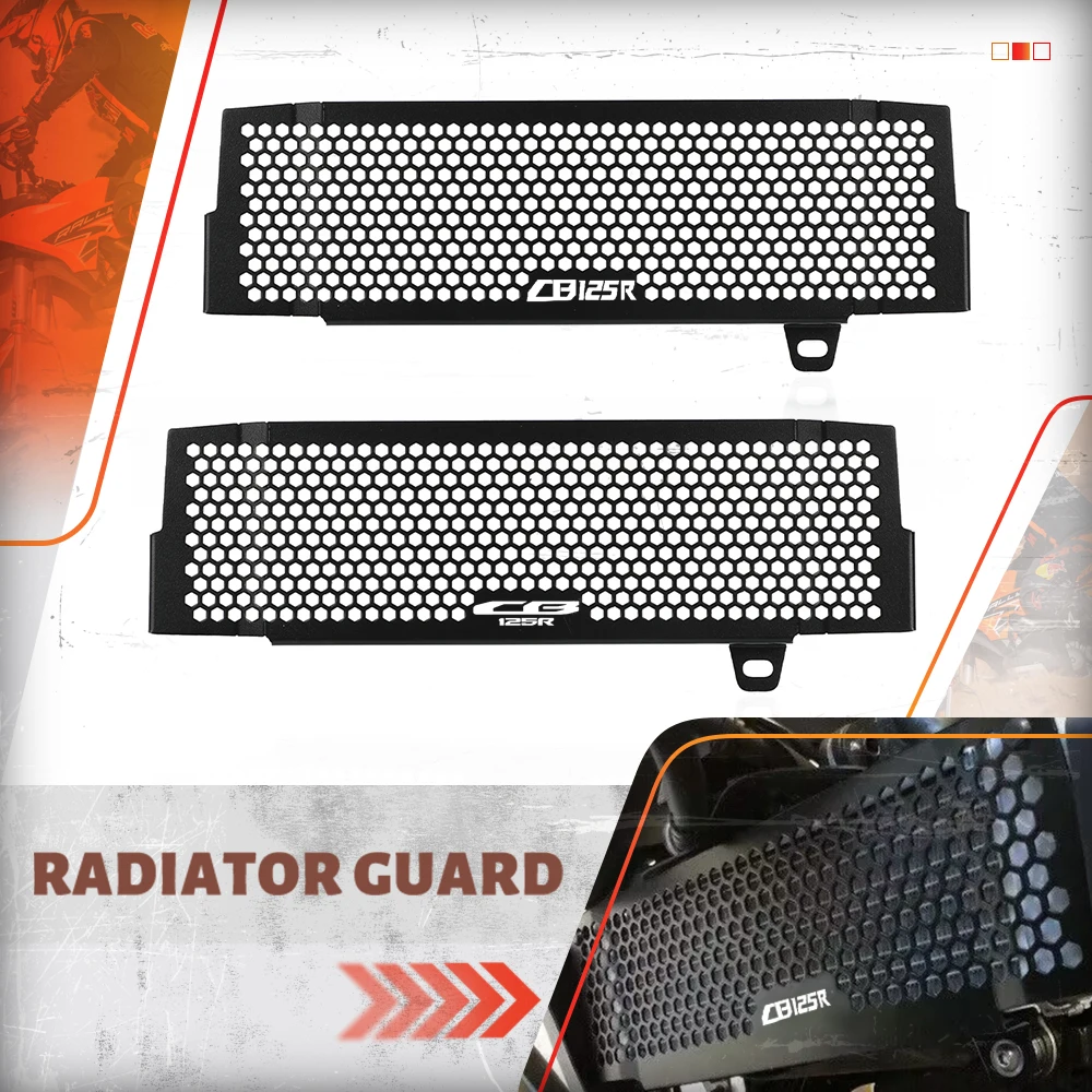 

Для HONDA CB125R алюминиевые аксессуары для мотоциклов с ЧПУ, решетка радиатора, защитная крышка 2018-2020 2021 2022 2023