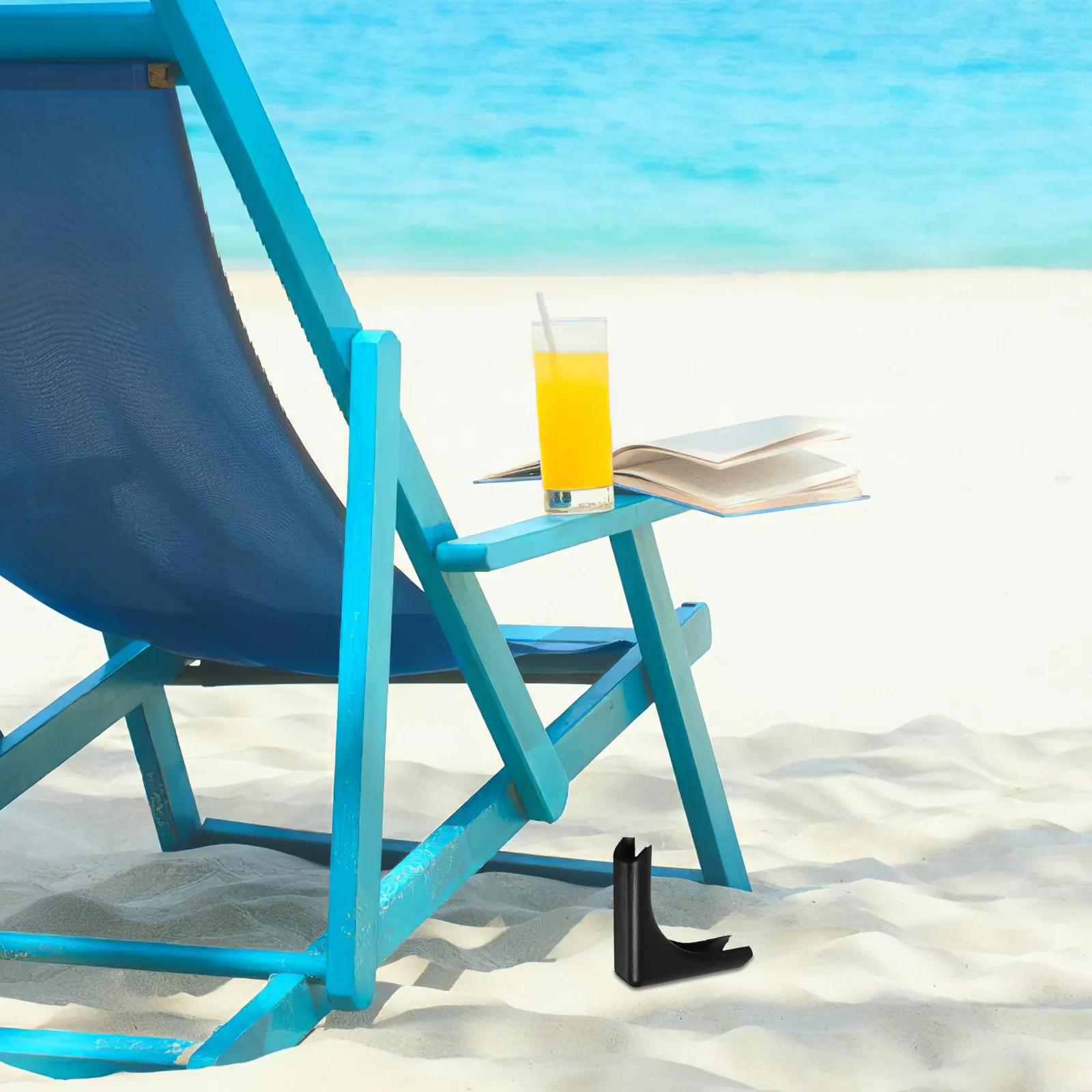 1Pair Replacement Chair Foot Caps Plastic Nonslip Leg Protectors Folding Beach Chair Feet Outdoor Use Nonslip Floor Glides