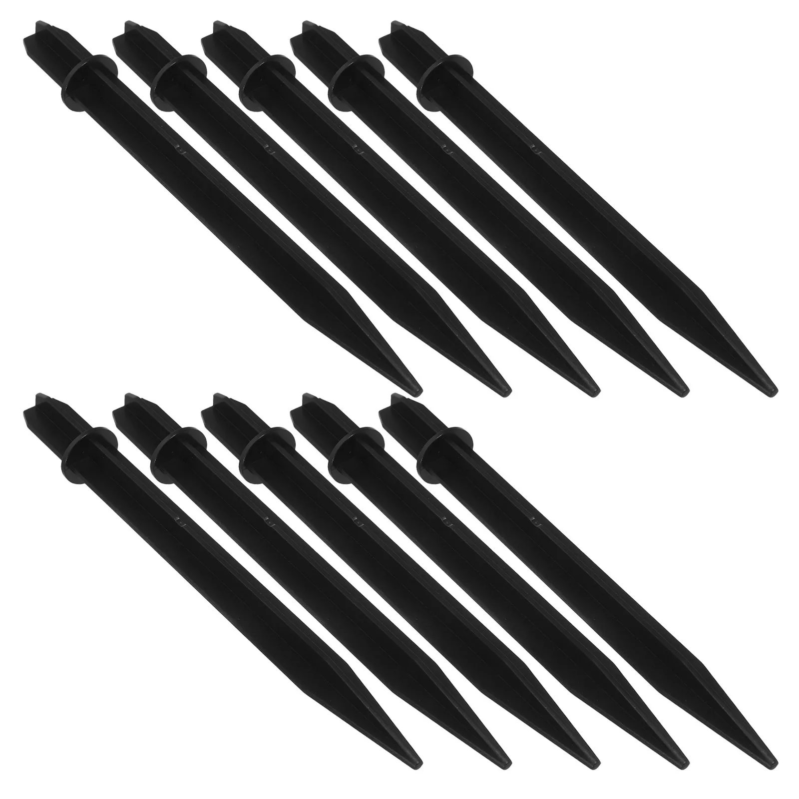 

10Pcs Plastic Ground Stakes for Lights Universal Garden Light Replacement Spikes Outdoor Landscape Fixture