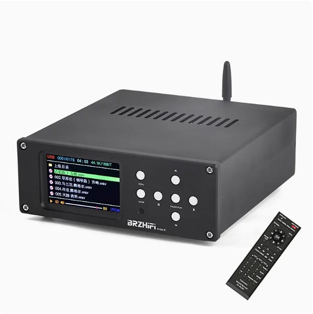 BRZHIFI  DV20C Flagship Digital Turntable USB Lossless Player DSD Hard Decompress Dual ES9038 Decoding Home Player