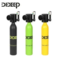 DIDEEP 0.5L Plus New Snorkelling Mask, Adapter, Rucksack, Breathing Diving Equipment, Breathing Oxygen Cylinder, Pump