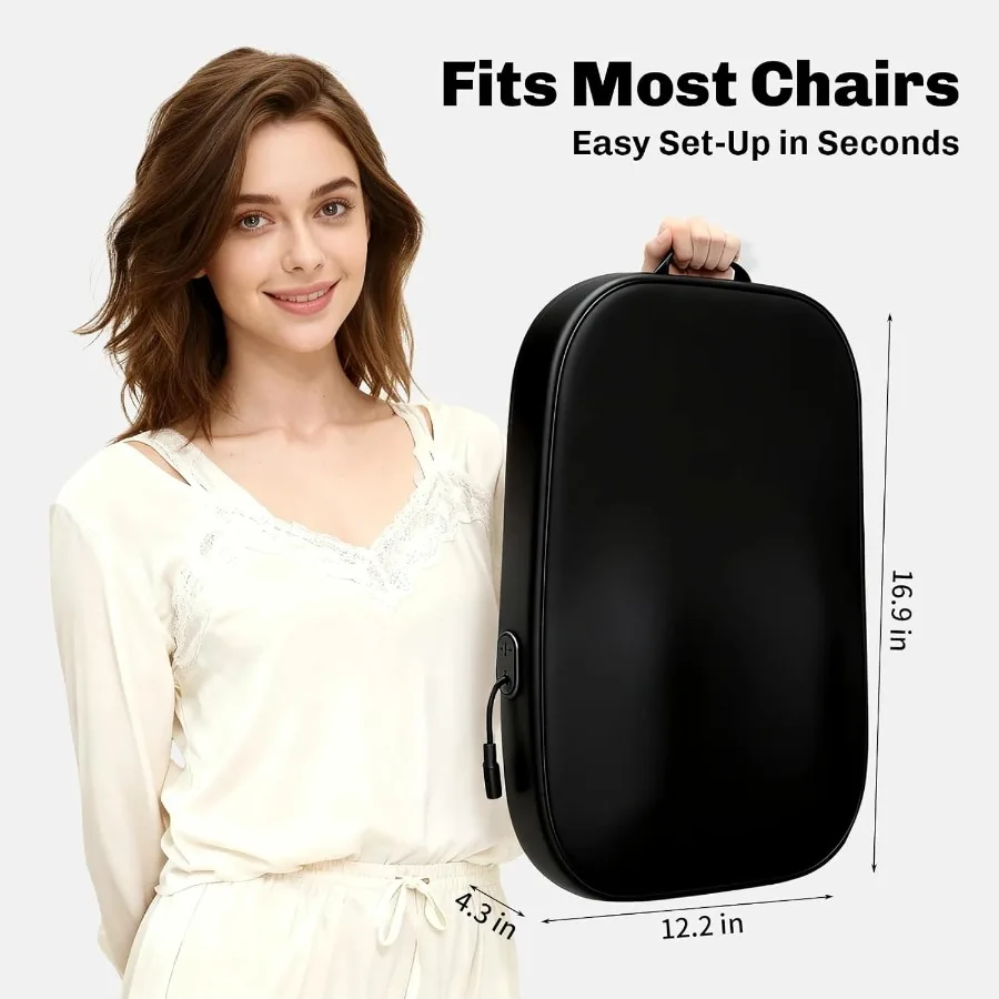 Back Massager for Pain Relief Deep Tissue Back Massager with Heat Deep Kneading Massage for Back Adjustable Intensity and Dual