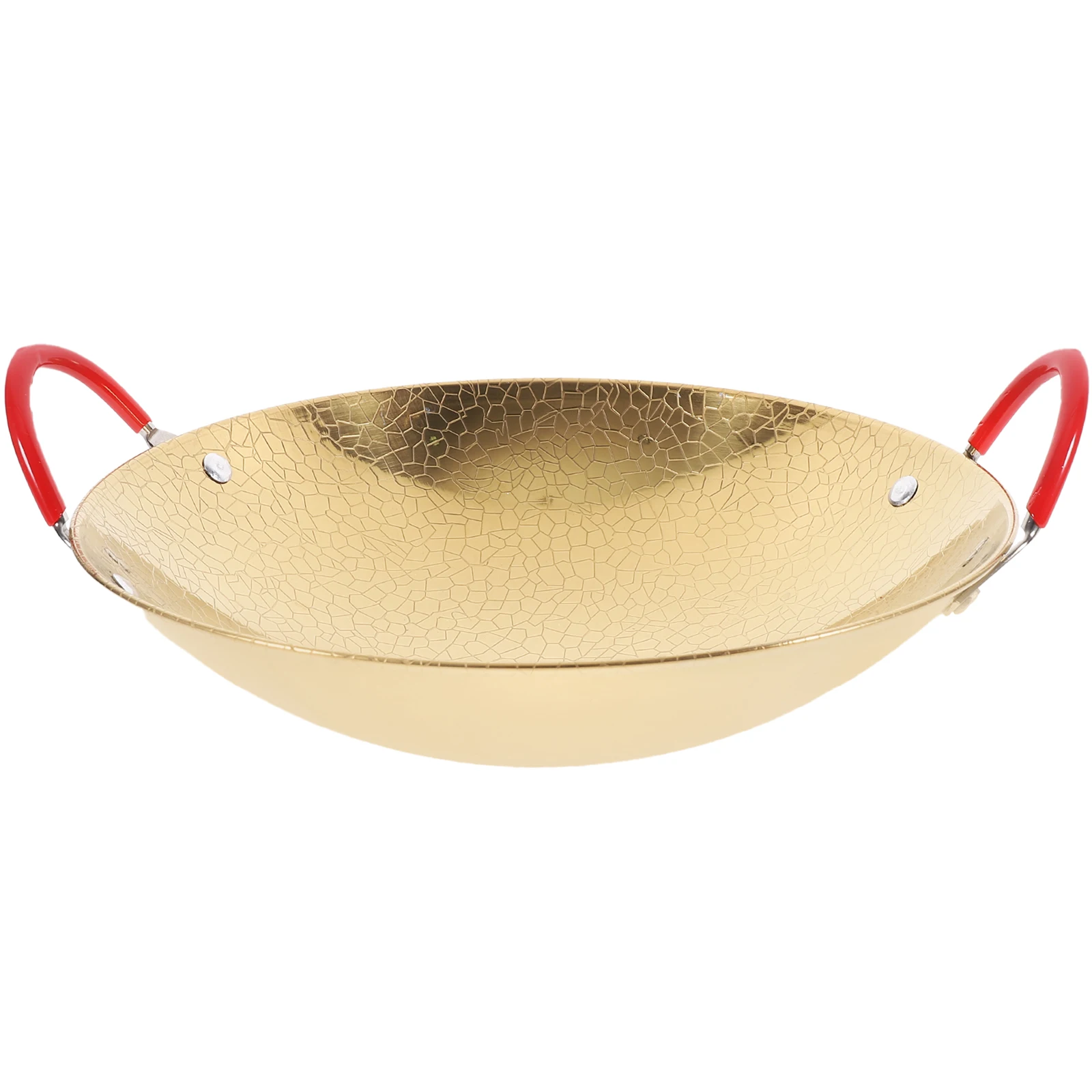 

Sturdy Hot Pot Wok Stainless Steel Pots Frying Pan Small Soup Korean Ramen with Handles Fryer Spicy