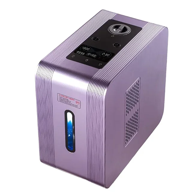 Hydrogen Inhalation Machine, 99.99% High Purity H2 Low Noise, SPE PEM Water Ionizer, for Home, Office