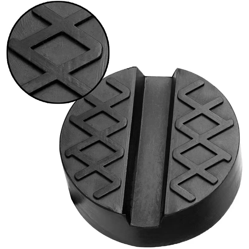 Picture 6: Floor Slotted Car Rubber Jack Pad Frame Protector Guard Adapter Jacking Disk Pad Tool for Pinch Weld Side Lifting Disk