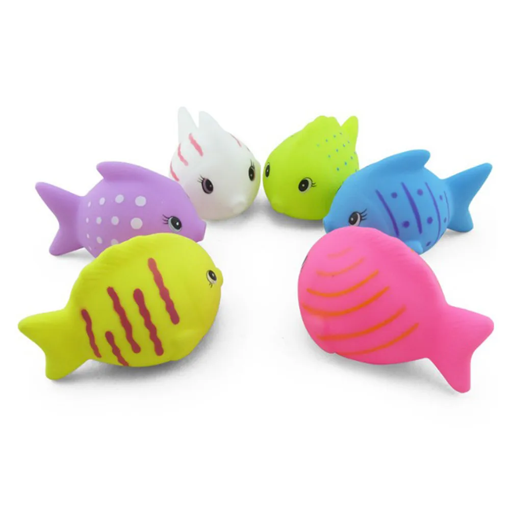 

6 Pcs Kids Toys Bath for Toddlers Baby Shower Babies Water Bathtime Swimming Fish