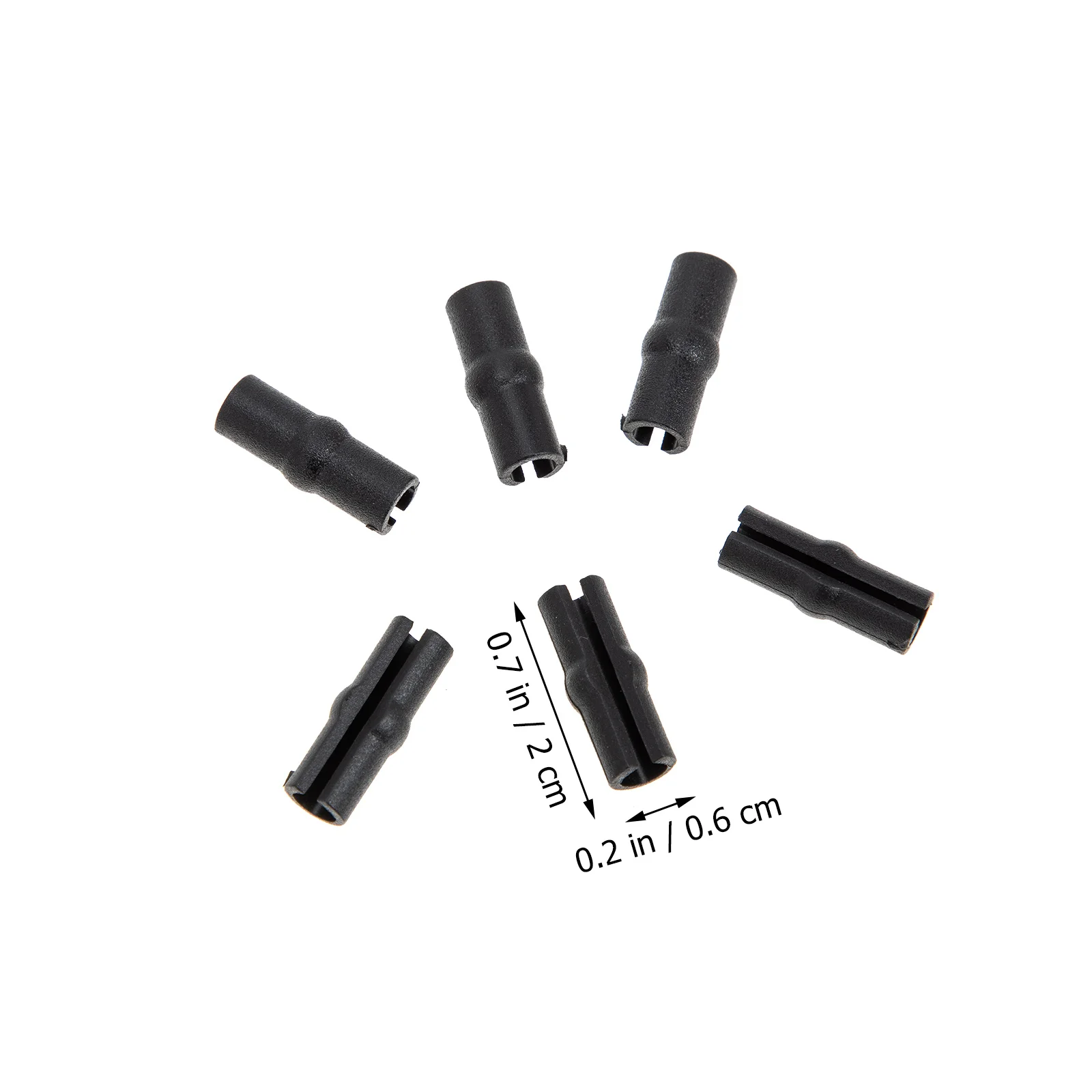 

100 Pcs Non-slip Mat Sturdy Wire Case Protective Shell Protector Anti-friction Plastic Good Performance Light