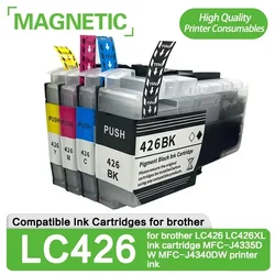 1 Set LC426XL Ink Cartridges Compatible for brother LC426 LC426XL Ink Cartridge MFC-J4335DW MFC-J4340DW Printer ink